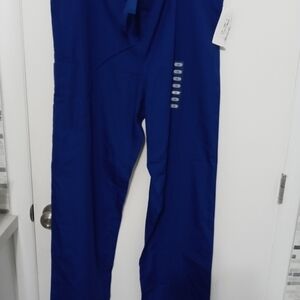 Cherokee Scrub Pants Drawstring Waist. Flared bottom